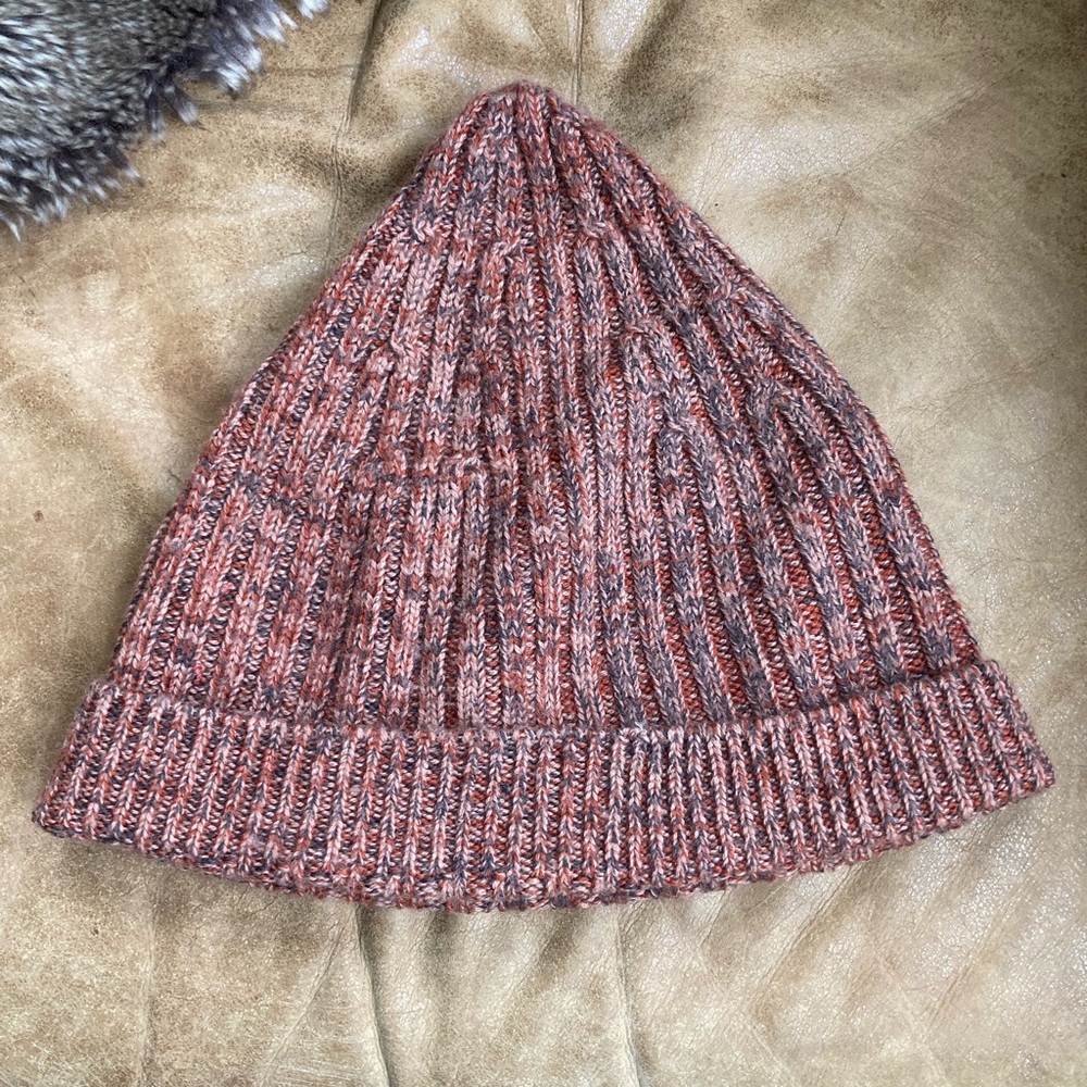 Adult size knitted wool beanie from matona